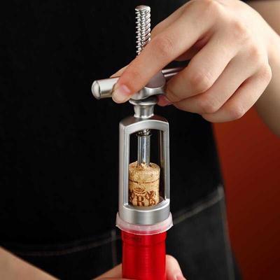 Cavatappi a Vite Vintage Lega di Zinco Apribottiglia per Vino Apribottiglia per Tappo di Champagne Cavatappi a Vite Rimuovi Tappo di Sughero per Vino JT330