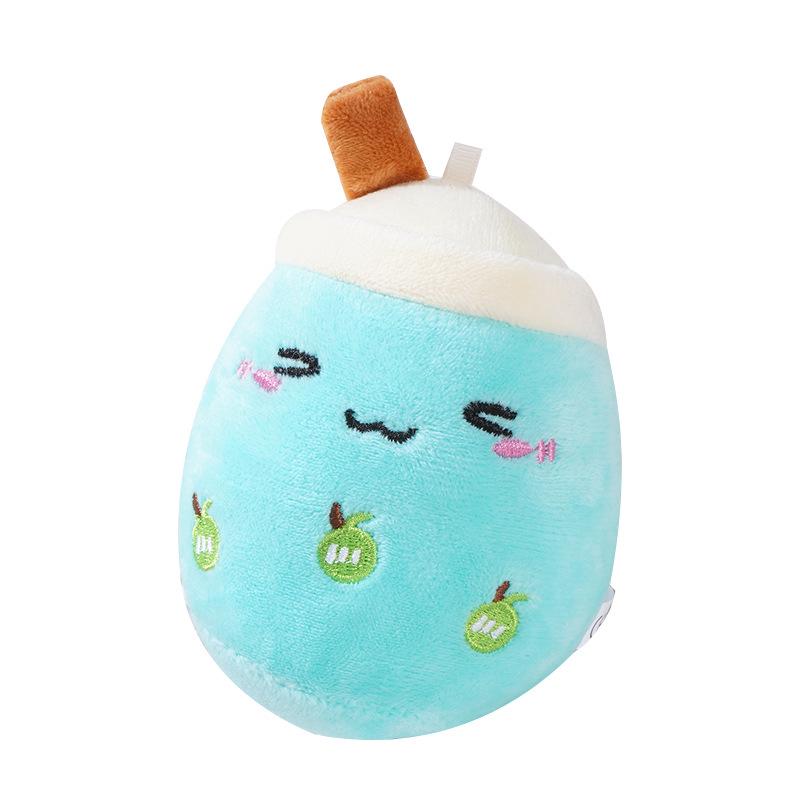 Fruit Bubble Tea Plush Keychain Doll Gift