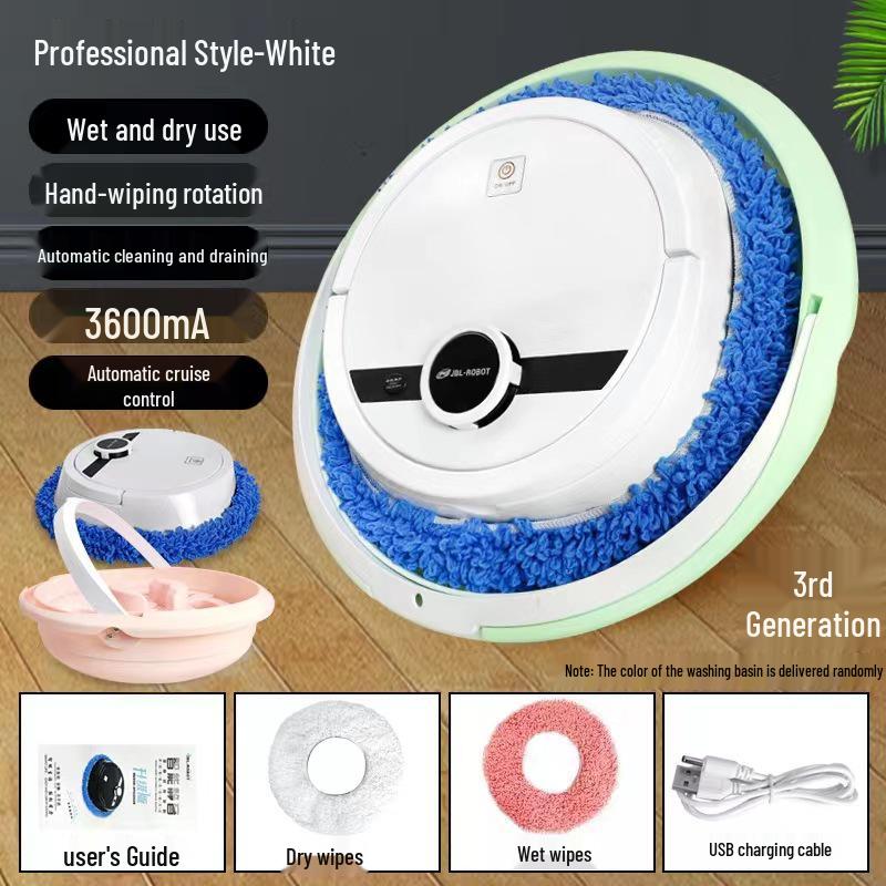 Intelligent Dual-Purpose Mopping Robot: Wet/Dry Cleaning with USB Charging