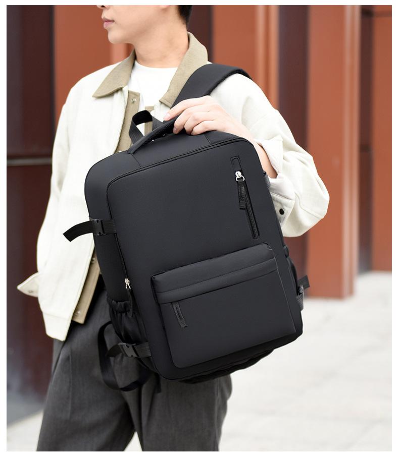 Schoolbag Diligent Explosive Solid Color Backpack Dry and Wet Separation Multifunctional Travel Double Backpack Large Capacity Luggage Backpack