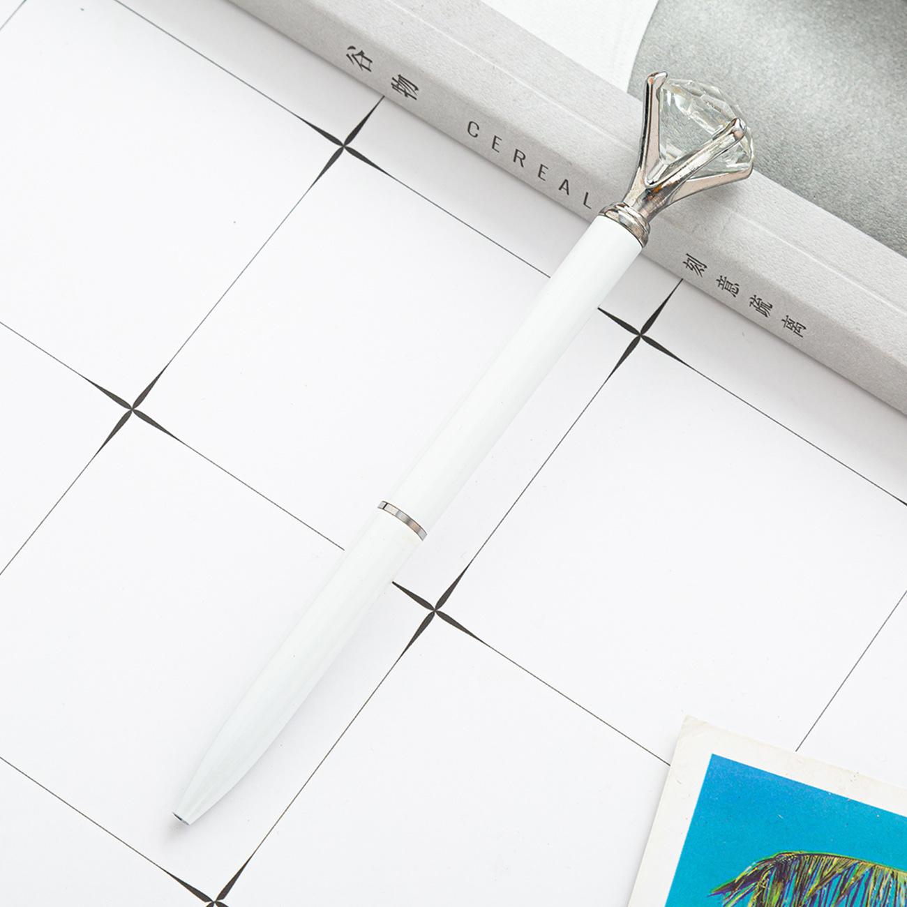 

Кулькова ручка 1 шт. Шкільні канцелярські товари. Весільні канцтовари. Кришталь. Алмаз. Метал. Рожеве золото. Розкішне обертання. Ink Color:Black