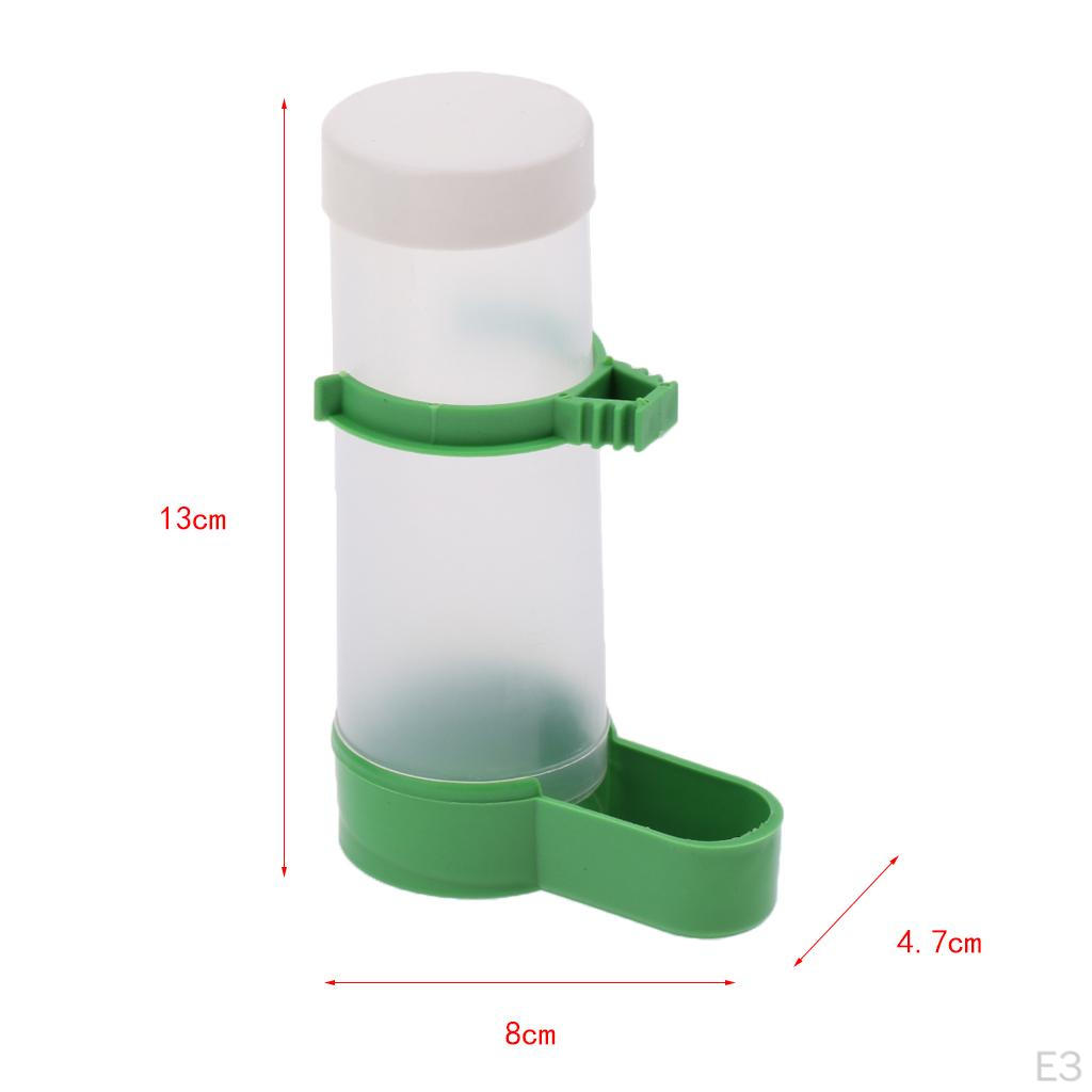 5PCS Pet Bird Water Drinker Food Feeder Clip For Budgie Lovebirds Parrot Canary Finch