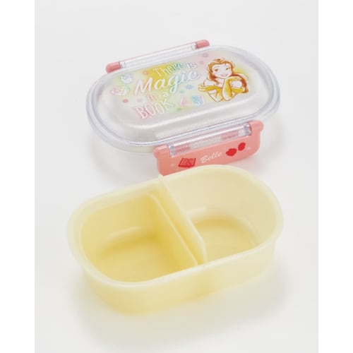 Skater Bento Box, 360ml, Disney Belle 23, Antibacterial, for Girls, Made In Japan, QAF2BAAG-A