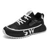 Fashion Men Sports Shoes 2025 Spring Casual Thick-soled Height-increasing Shoes Fashion Anti-slip Outdoor Student Running Shoes Sneakers