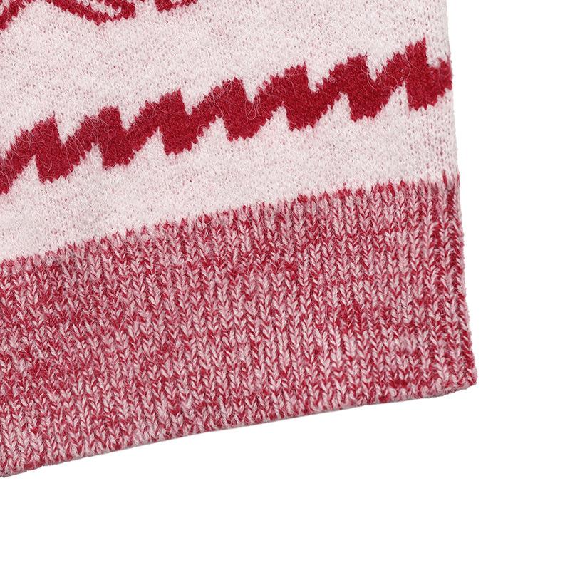 YYFS Damskie modne swetry z długim rękawem i okrągłym dekoltem na jesień i zimę