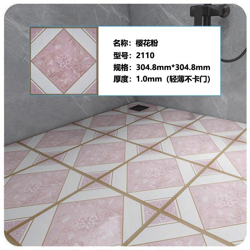 30.48x30.48cm PVC Waterproof Self-Adhesive Floor Tile, SPC Vinyl Peel and Stick for Bathroom Balcony Kitchen, Easy DIY Home