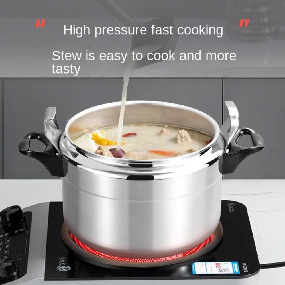 2.5-11L Gas Cooker Pot Aluminum Saucepan Stew Pot Multifunctional High Pressure Cooker Resturant