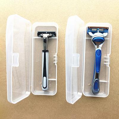 Scatola portaoggetti per rasoio da uomo Custodia portatile per rasoio da viaggio Contenitori per scatole da barba