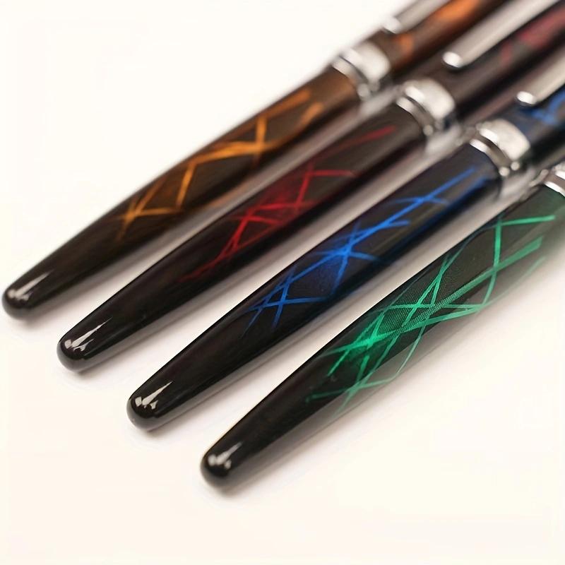 Luxury high-quality creative design fountain pen, made of acrylic material, suitable for daily writing pens