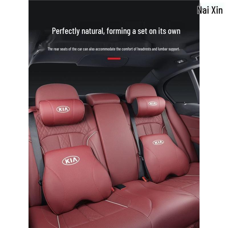 Echtes Leder Memory-Schaum Nackenstützkissen für Kia Sportage, K2, K3, K5, SK3, KX3, K4