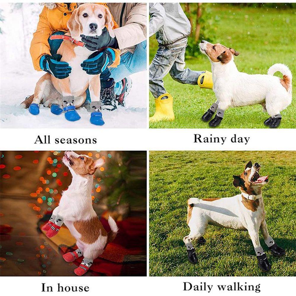 Warm Anti-Slip Puppy Chihuahua Outgoing Pet Shoes Pet socks Dogs Cats Footwear Pet Booties