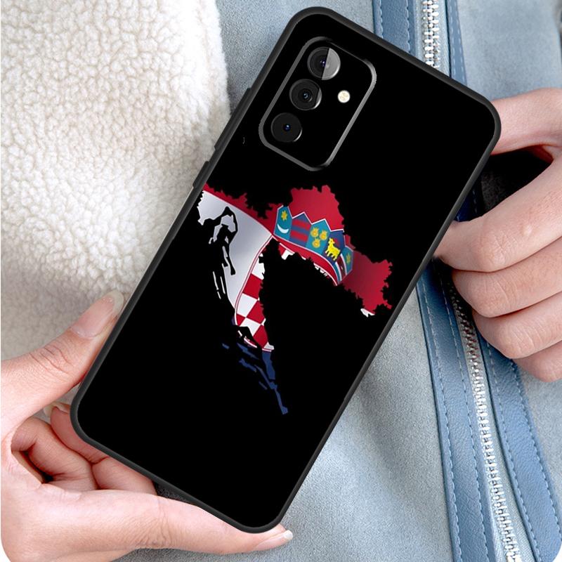 Croatia Flag Phone Case For Samsung Galaxy A52 A32 A12 A14 A34 A54 A51 A71 A53 A33 A13 A15 A25 A35 A55