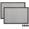 Vidaxl Extendable Window Mosquito Net, Brown, (75-143)X50 Cm