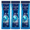 Clear Men Balancing Oil Control Icy Cool Shower Gel - 3 X 400g