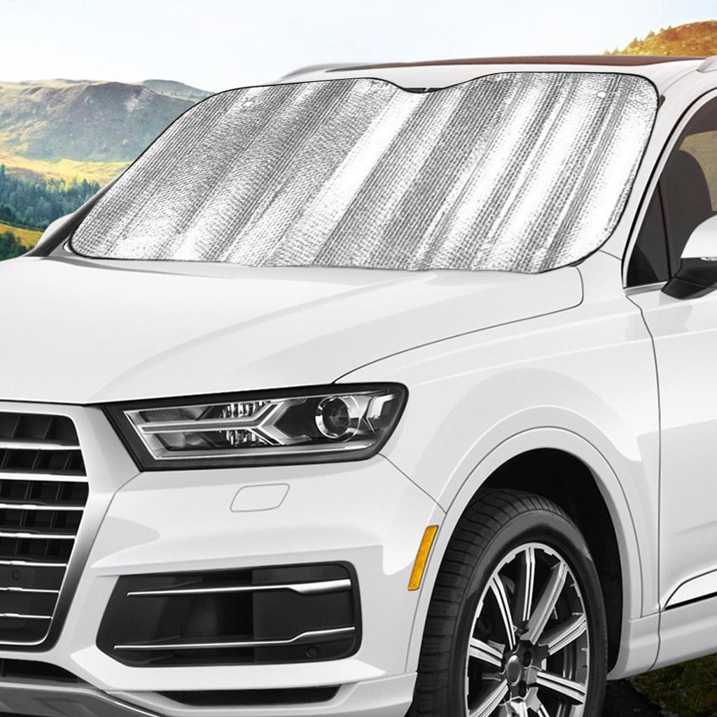 Car Windshield Sunshade Car Sun Protection and Heat Insulation Sunshade Foldable Protects against UV for compact cars