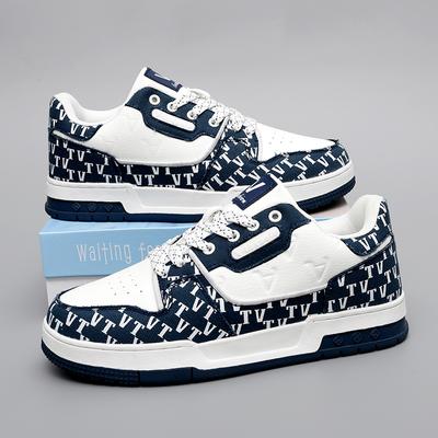 Neue Luxusmarken-Designer-Turnschuhe für Männer und Frauen, Mode, Buchstabendruck, weiße Brettschuhe, dicke Sohlen, lässige Sport-Wanderschuhe