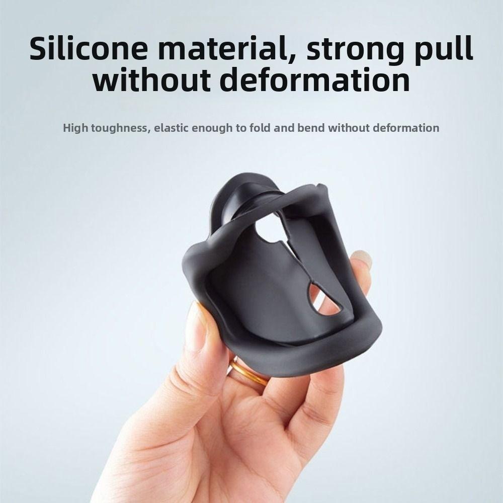 4Pcs Elastic Car Door Lock Pad Shock Absorbing Door Lock Protective Cushion Lock Buckle