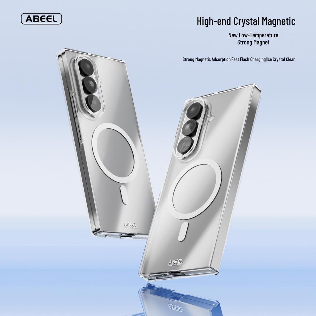 Transparent Magnetic Hard Shell Case for Samsung Z Fold7/6/4