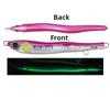 Glow In Dark 3D Print Jig Lure Speed Falling Treble Hook Glow Jig 40g Weight 60g Weight Metal Bait Anglers Use