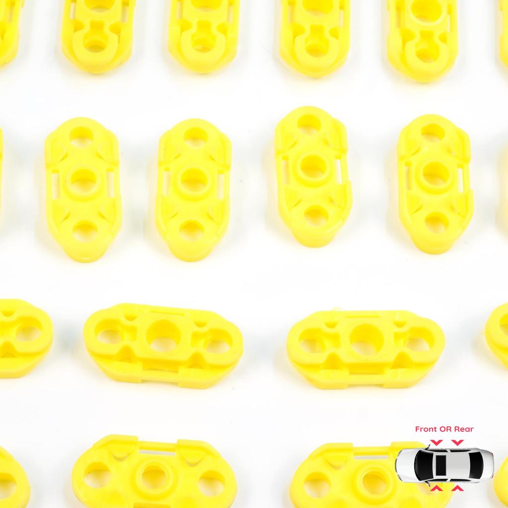 EWR19-2 20 Pieces Window Regulator Guide Clips for Buick Pontiac Oldsmobile Impala Cadillac GM Saab 20369894 20369895