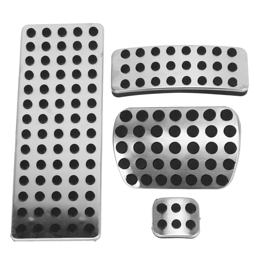 Foot Pedal Set Automatic Transmission Stainless Steel Brake Accelerator Pedal Replacement for Mercedes‑Benz W176 W245