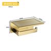 304 Stainless Steel Wall Mounted Toilet Paper Holder Matte Black Paper Towel Phone Holder Storage Rack Bathroom Accessories