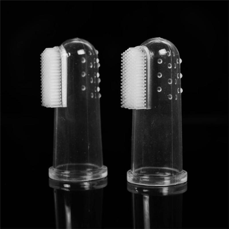 Super Soft Pet Finger Toothbrush Dog Brush Teeth Care Dog Cat Cleaning Supplies