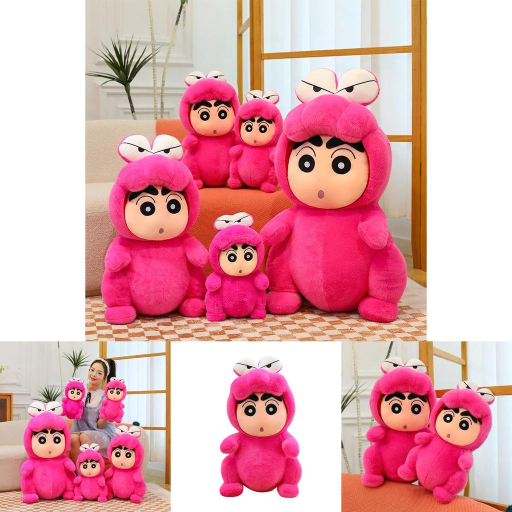 Crayon Shinchan Plush Crocodile Backpack With Soft Short Plush For Kids Birthday Gift