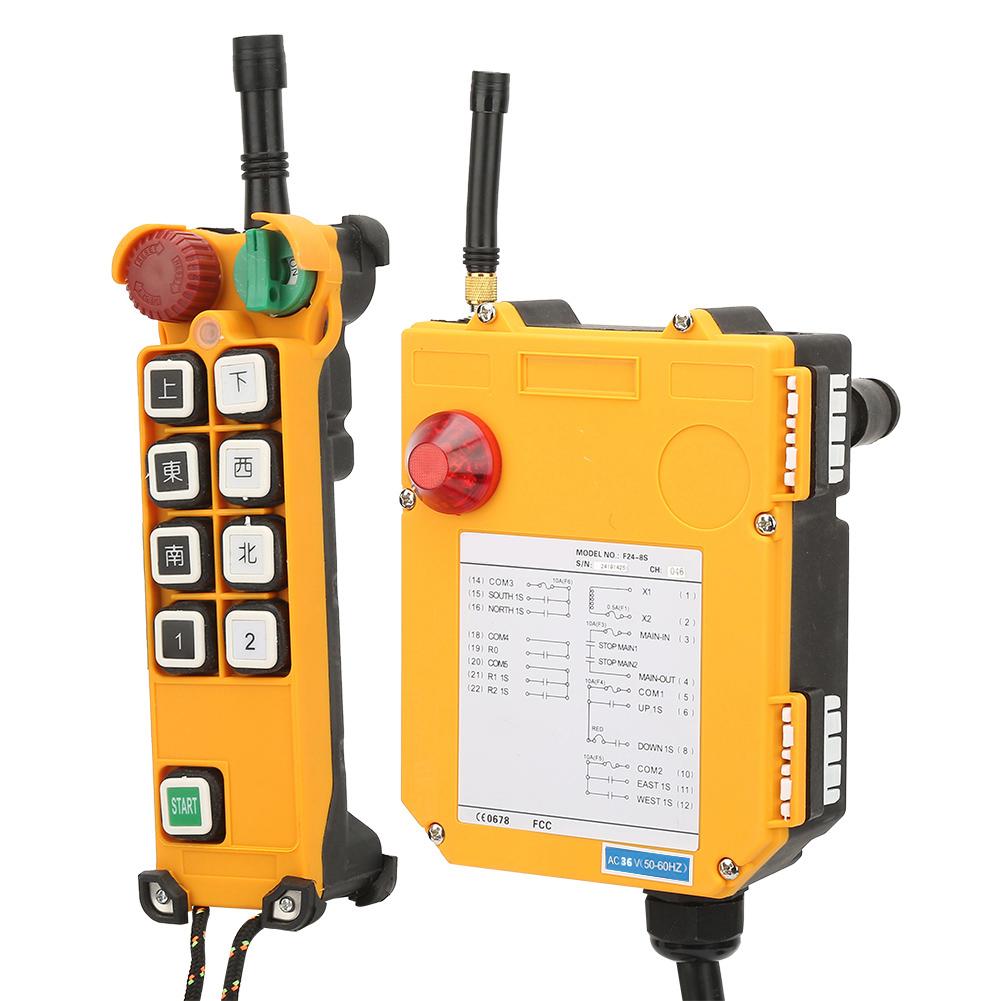 F24-8S Industrial High Reliability Crane Wireless Remote Control 100 Meters(24V)