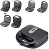 6-in-1 Sandwich and Waffle Maker - Panini, Toast, Bread & Breakfast Machine