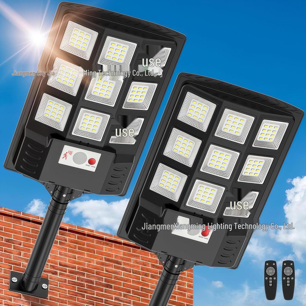 Solar Street Light Waterproof Outdoor Wall Lamp with Remote Control