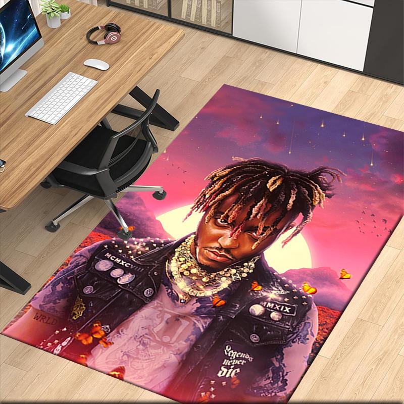 Juice WRLD Printed Carpet, for Office Chair Living Room Bedroom Kitchen Room Decor Gifts.