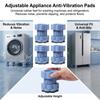 Washing Machine Anti-slip Pads Rubber Vibration Damping Feet Universal Refrigerator Base Non-skid Floor Protectors Hardware Tool