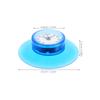 Suction Cup Bathroom Clock Waterproof Fog Resistant Mirror Display Clear Time Reading for Shower Wall Mounted Silent Timer
