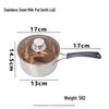 Stainless Steel Composite Bottom Milk and Soup Pot with Lid and Single Handle