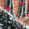 2M New Year Garland Wire Tinsel Hanging Rattan Christmas Tree Ornament for Home Decoration Prop Xmas Birthday Party Ribbon
