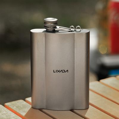 Ti – flacon de hanche ultraléger de 240ml, bouteille de vin Portable, de poche pour Camping en plein air, whisky, alcool, verres à boissons