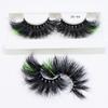25mm Mink Eyelashes Newest Colored Lashes Dramatic Party Long Volume 3d Eyelashes Supplies Makeup False Eyelashes