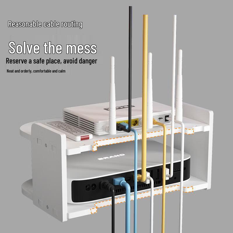 Wall-Mounted Router Storage Shelf