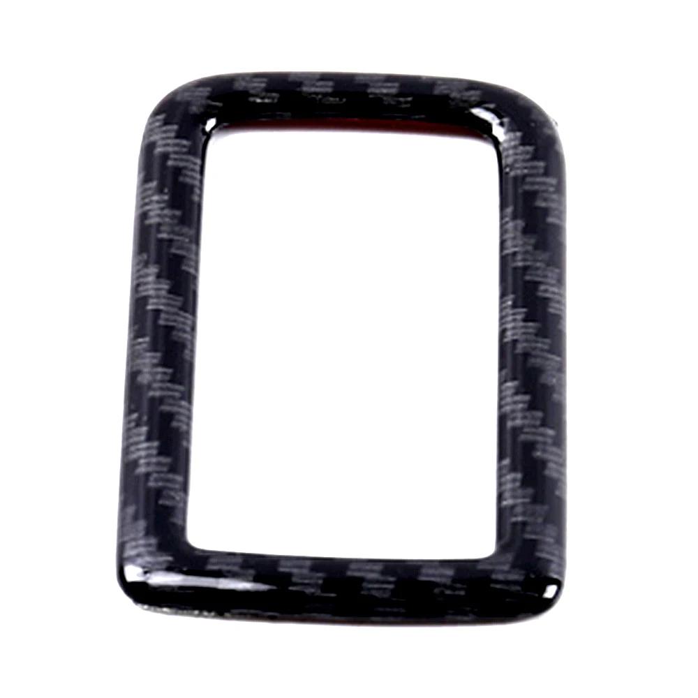 For Volkswagen VW Tiguan MK2 2017- Glove Storage Box Adjust Switch Button Cover Trim Carbon Fiber Color Interior Moulding