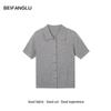 Northern Deer Women's Summer Polo Collar Knit, Short Sleeve, 70% Acetate, 20% Silk, 10% Cashmere