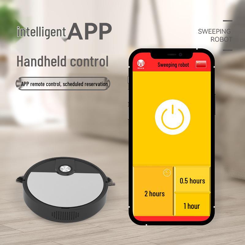 Smart Mini Robot Vacuum: Automatic Sweeping, Suction & Mopping Cleaner for Household.