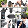 Gurmoir Kit Accessoires Gopro/Osmo/Insta360: Guidon Vélo, Sangle Casque, Selfie Stick