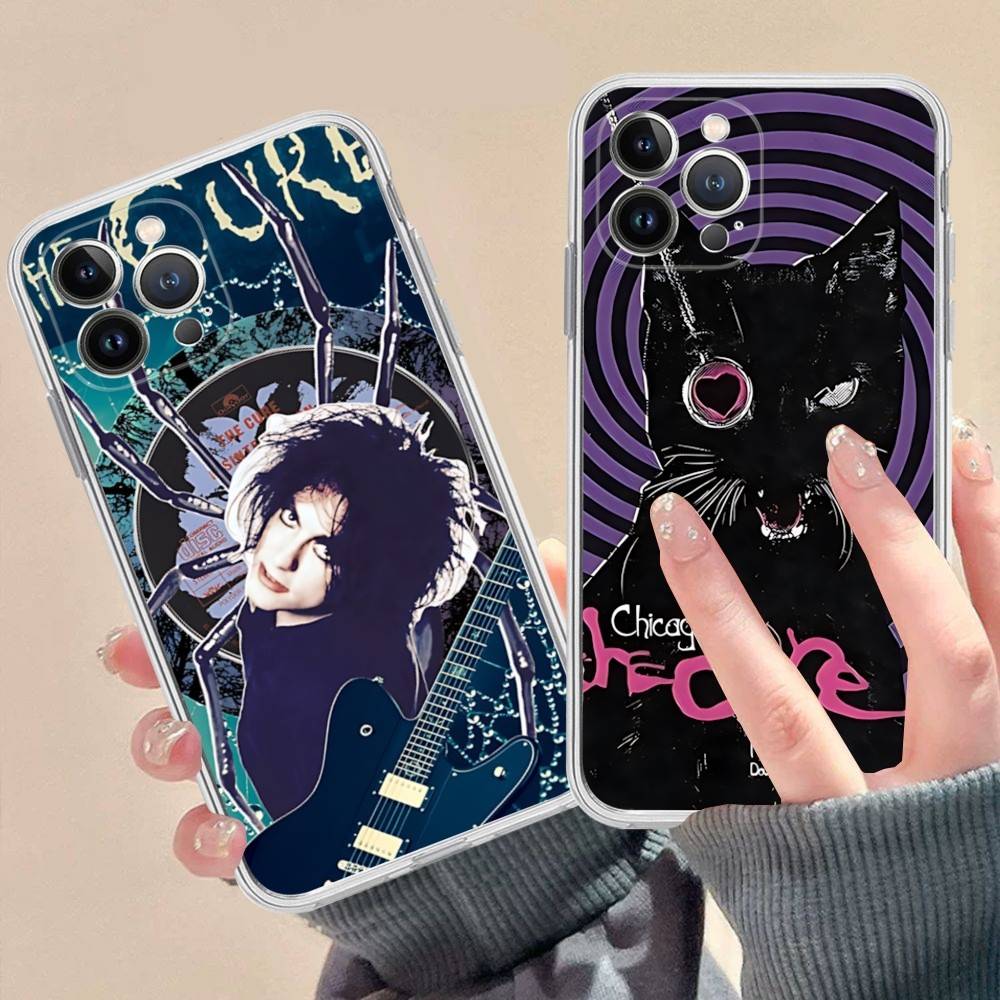 Hot Classic Rock The C-CureS Band Phone Case For IPhone 17 16 15 14 13 12 11 Pro Max Plus Soft Cover Personalized DIY