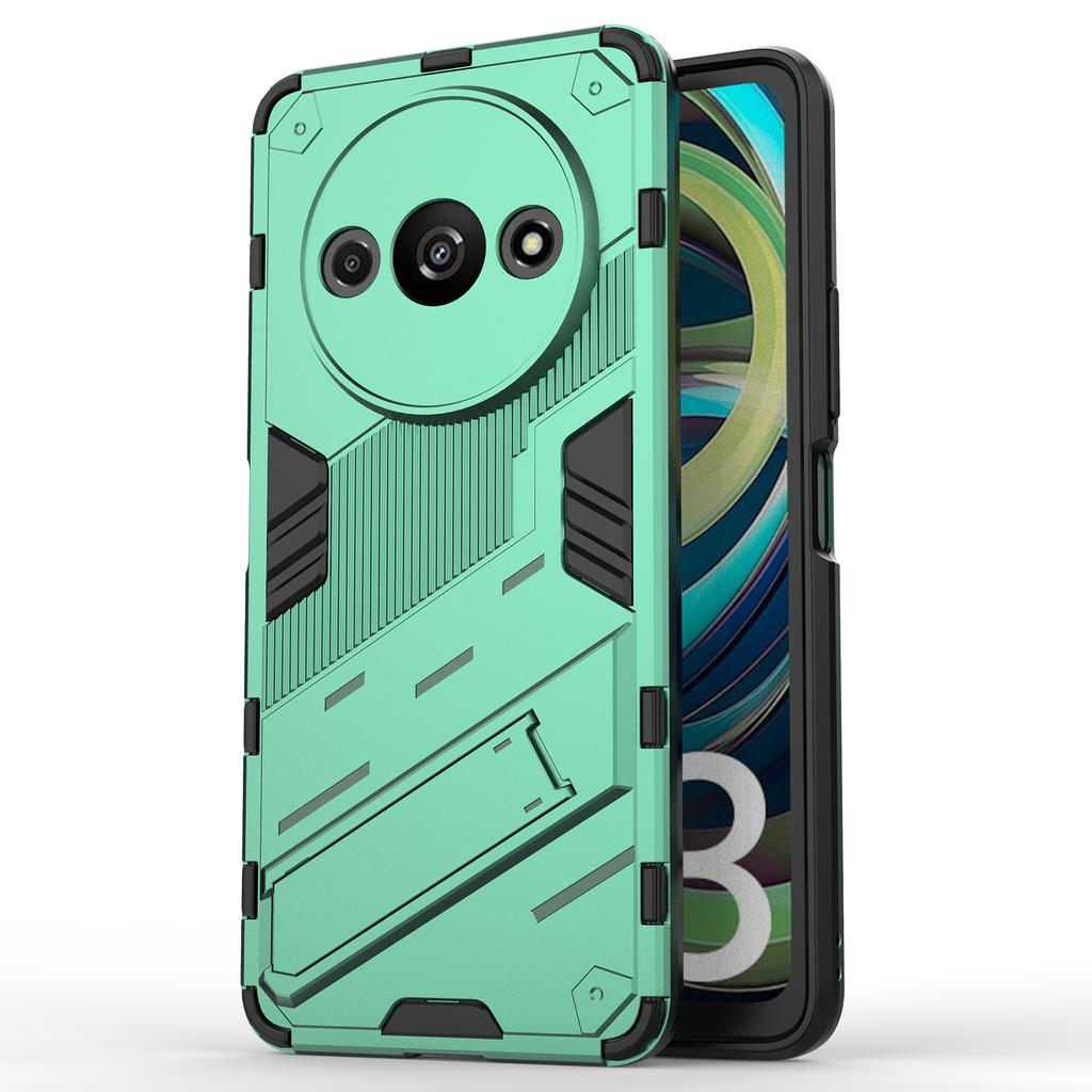 For Xiaomi Redmi A3/Poco C61 4G Phone Cover PC+TPU Dual-Layer Protection Case Built-in Kickstand