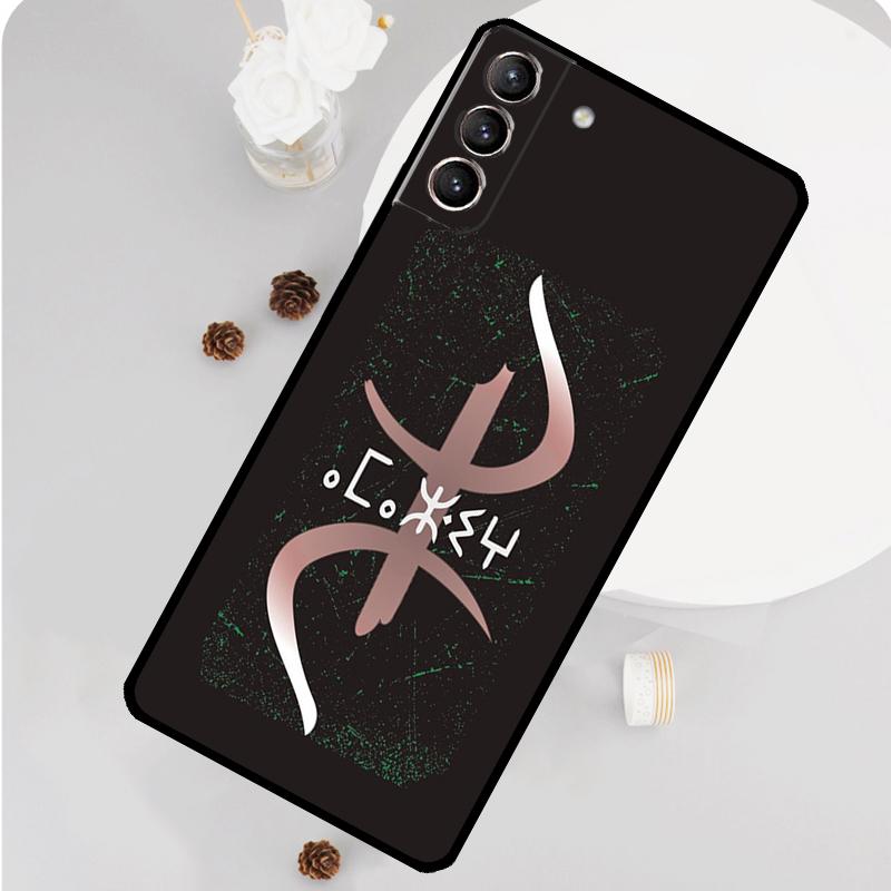 Amazigh Berber Flag Phone Case For Samsung Galaxy S24 S26 Ultra S20 S21 S22 S23 S25 Plus S10 S25 FE Funda Cover