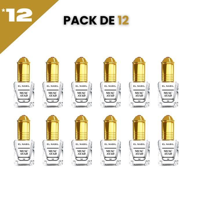 El Nabil Musc Ayad Parfum Concentré Sans Alcool 12*5ml