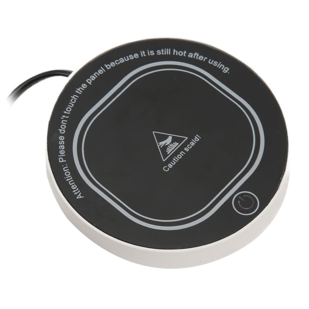 Ohřívací podložka na šálky s konstantní teplotou, černá, USB, inteligentní podložka na ohřev šálků, na kávu s mlékem