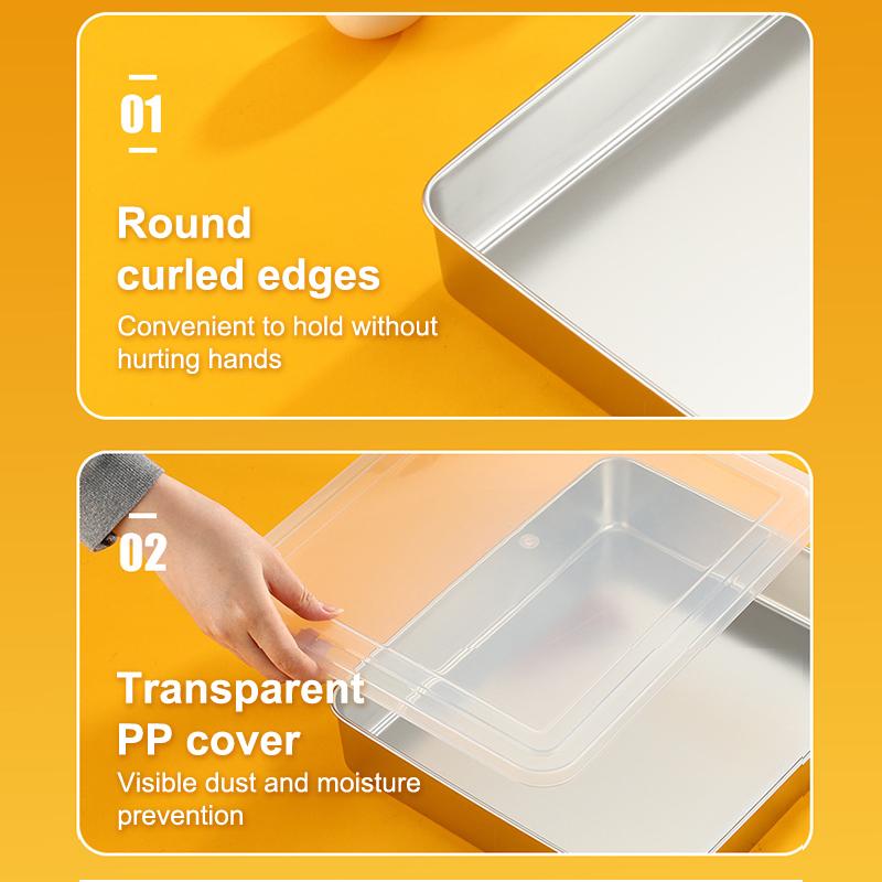 Tiramisu Muffin Pan Stainless Steel Cheesecake Pan Baking Mould Rectangle Cake Pan For Birthday Cake Cake Bread Chiffon Tiramisu