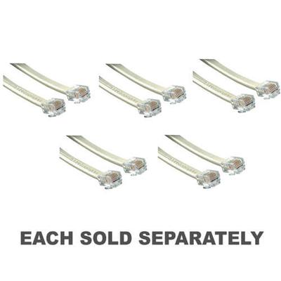 Datatech RJ12 6 Position 6 Conductor Plug To Plug Cable